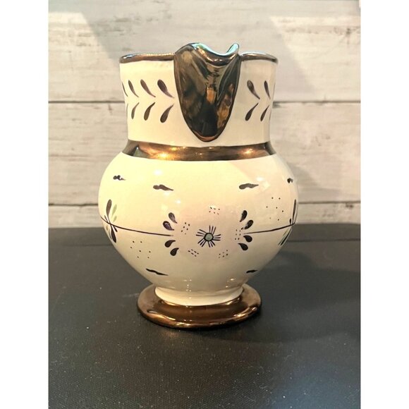 Copper Luster Ware Pink Signed Cumbow 27 Abingdon VA 4.5” Tall - Picture 3 of 6